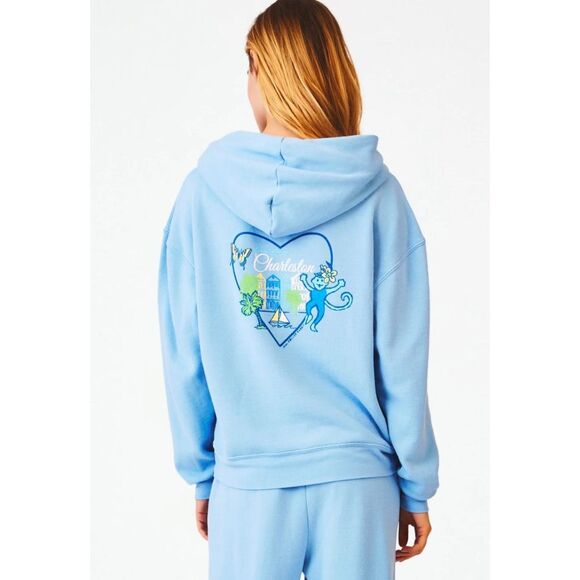 Roller rabbit Charleston hoodie, XS $198 G17 - Picture 1 of 7